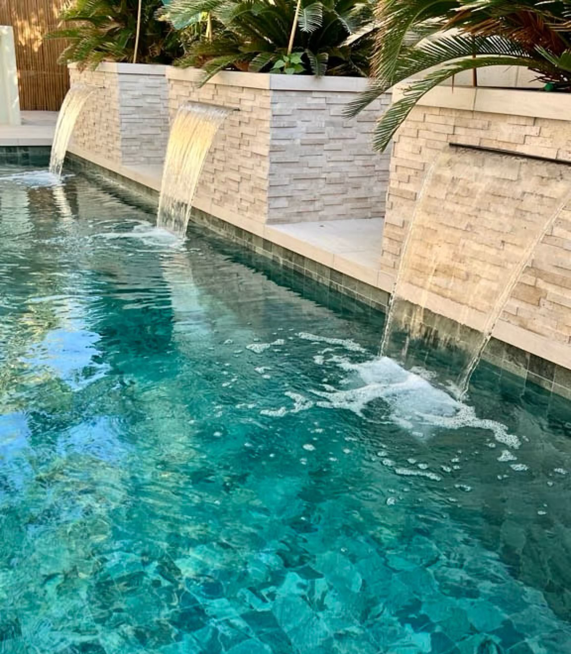 Bali Green Stone Pool Tile Inspired Aqua Green Porcelain Pool Tile for Sukabumi Look Resort Pools TQ39-SC66106