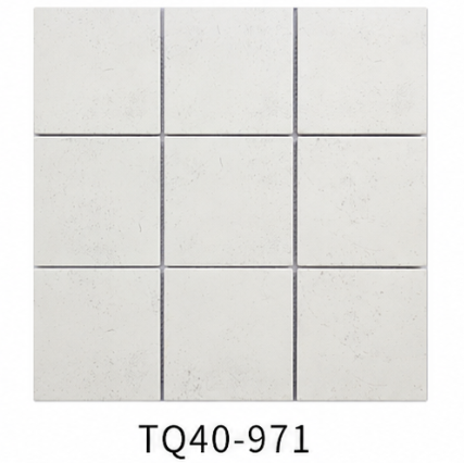 Ivory White 97x97mm Limestone Look Inkjet Mosaic Tile for Pool, Bathroom Wall and Kitchen Backsplash – TQ40-971