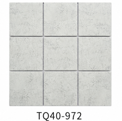 Light Grey 97x97mm Limestone Look Mosaic Tile for Bathroom Floor, Shower Wall and Pool Waterline – TQ40-972