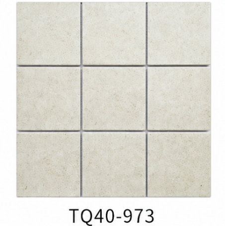 Warm Beige 97x97mm Limestone Look Mosaic Tile for Pool, Patio, Bathroom and Kitchen Backsplash – TQ40-973