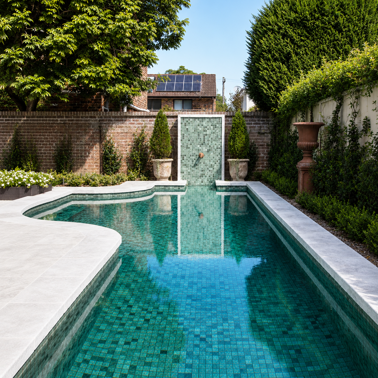 Emerald Green Marble Look 51x59mm Hexagon Mosaic Tile for Bathroom Floor, Pool Waterline and Spa Wall – TQ40-5106