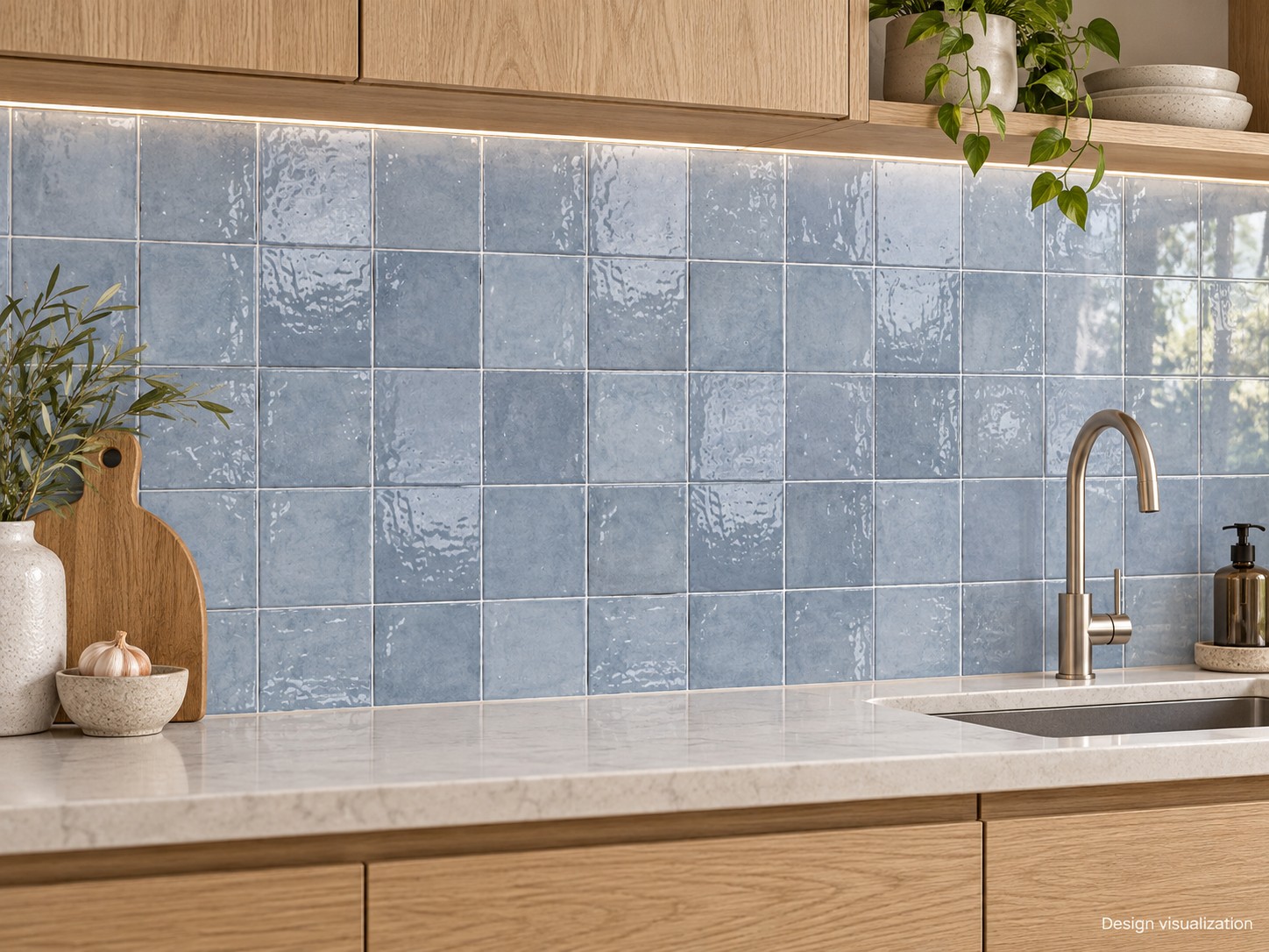 100x100mm Painting Series Glossy Tiles TQ42-LQ104