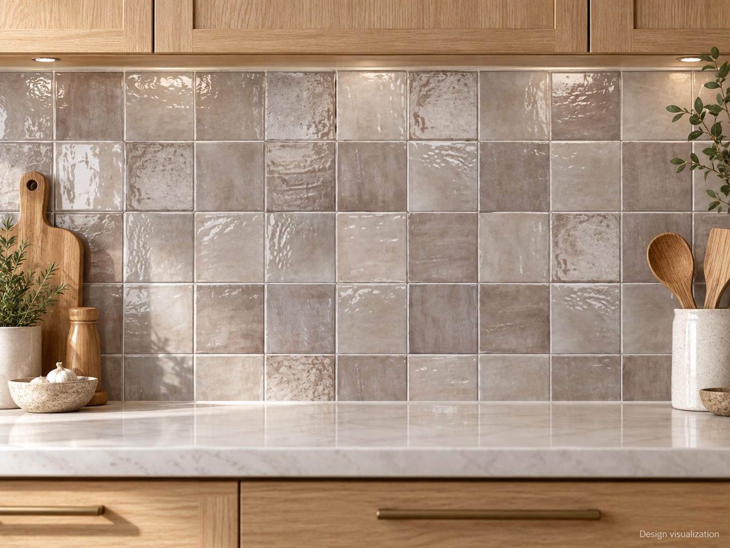 100x100mm Painting Series Glossy Tiles TQ42-LQ109