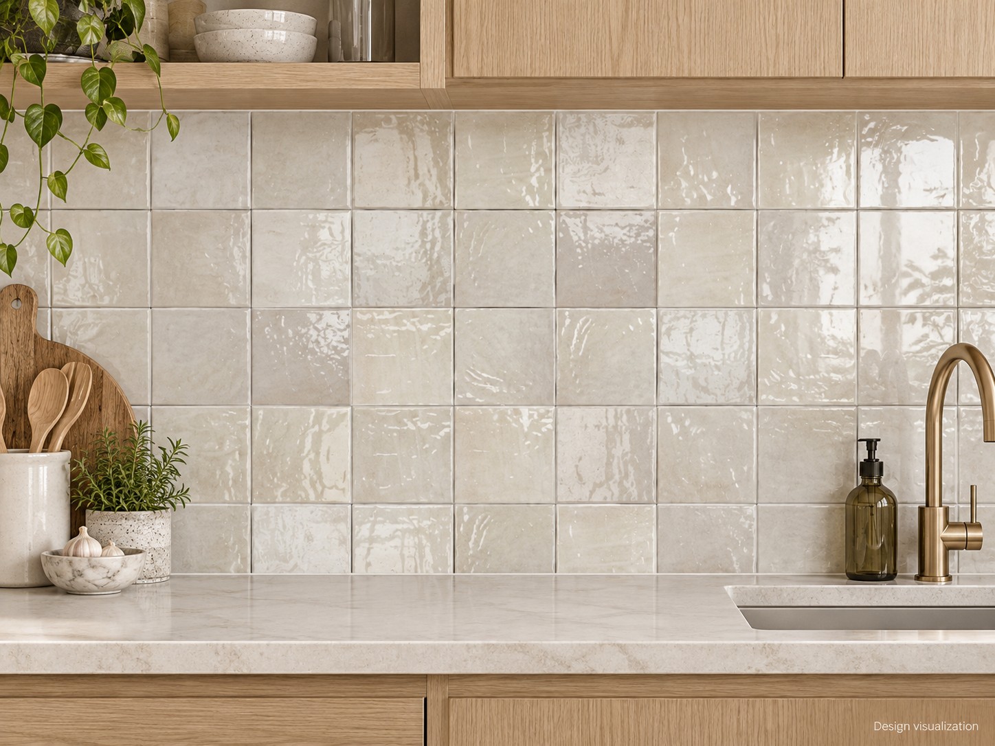 100x100mm Painting Series Glossy Tiles TQ42-LQ111