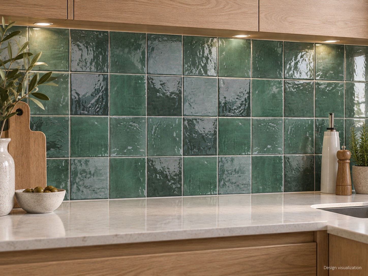 100x100mm Painting Series Glossy Tiles TQ42-LQ112