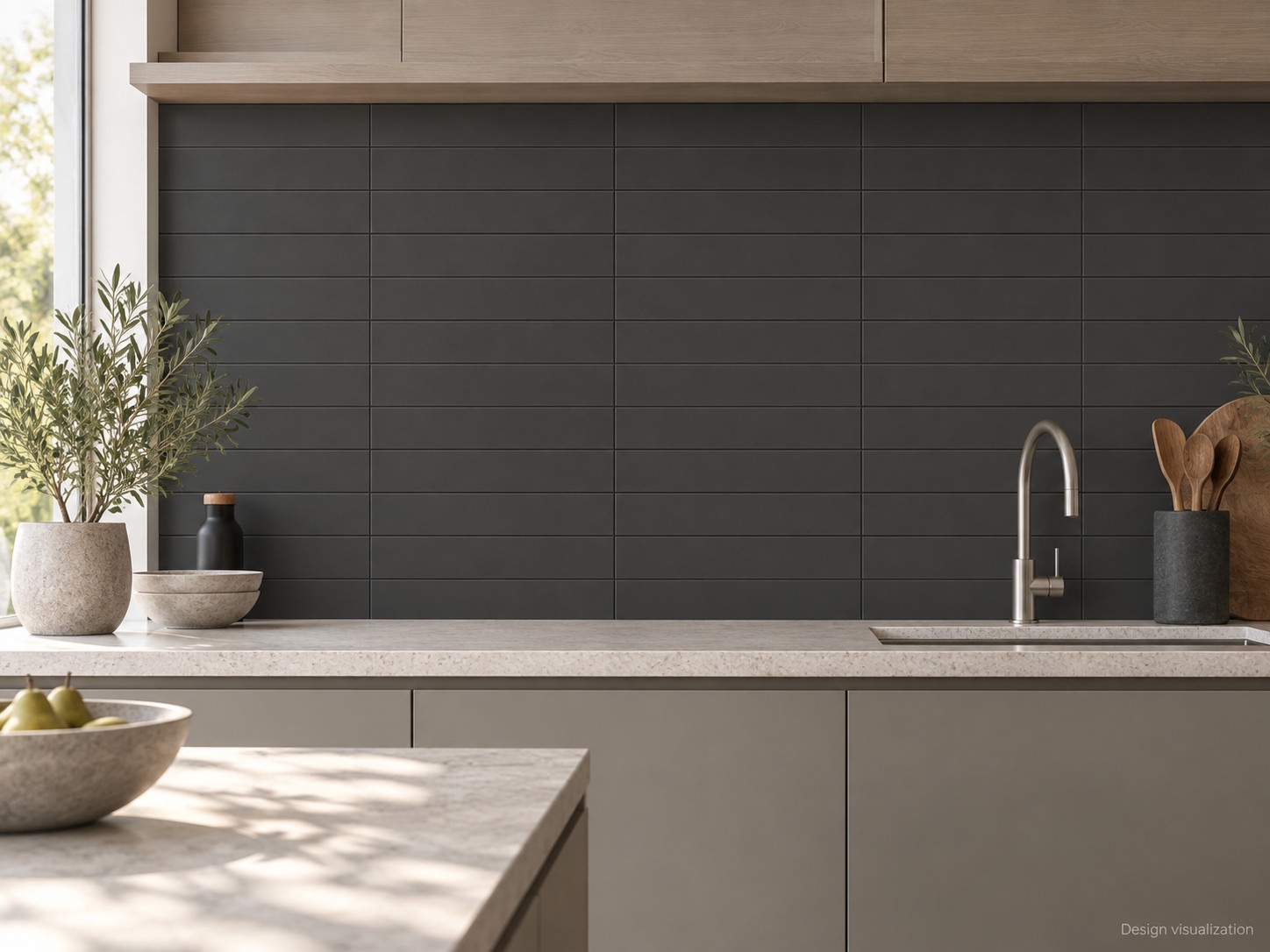 60x240mm Plain Brick Series Tiles TQ42-LT245