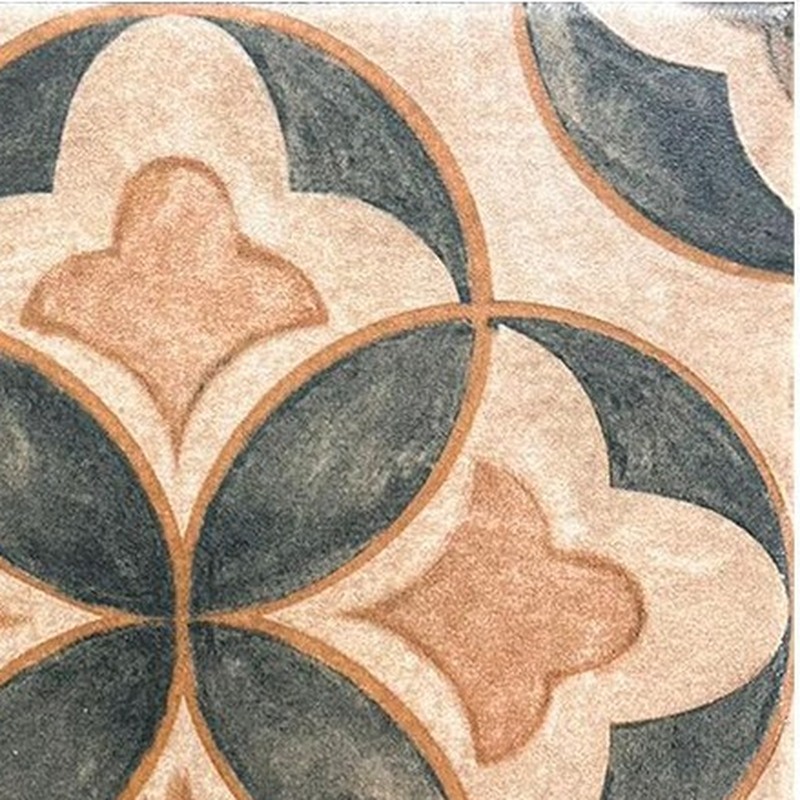200x200mm Terracotta Floral Medallion Tiles TQ39-CN2007
