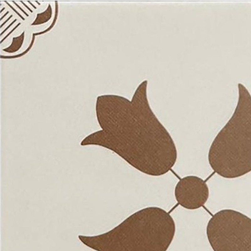 200x200mm Brown Leaf Flower Pattern Tiles TQ39-CN2010