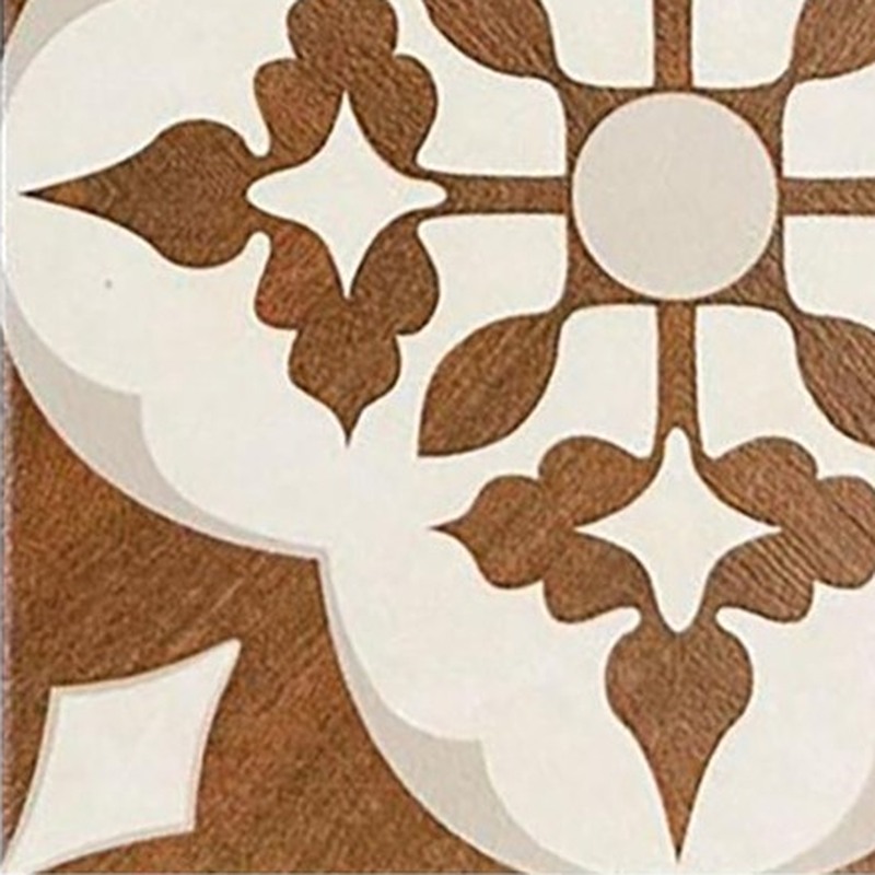200x200mm Brown Ornamental Cross Tiles TQ39-CN2011