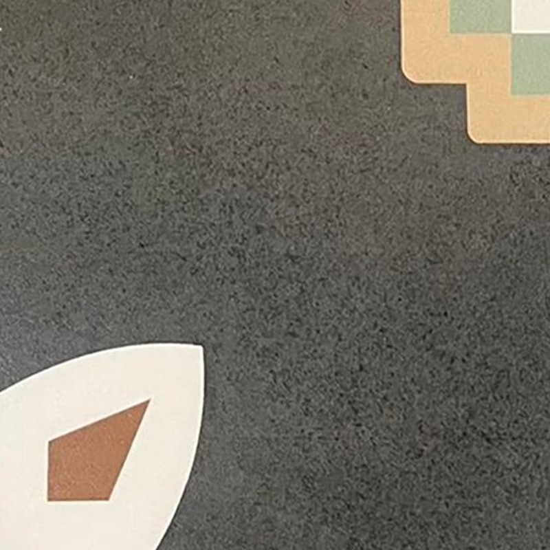 200x200mm Charcoal Decorative Corner Tiles TQ39-CN2012