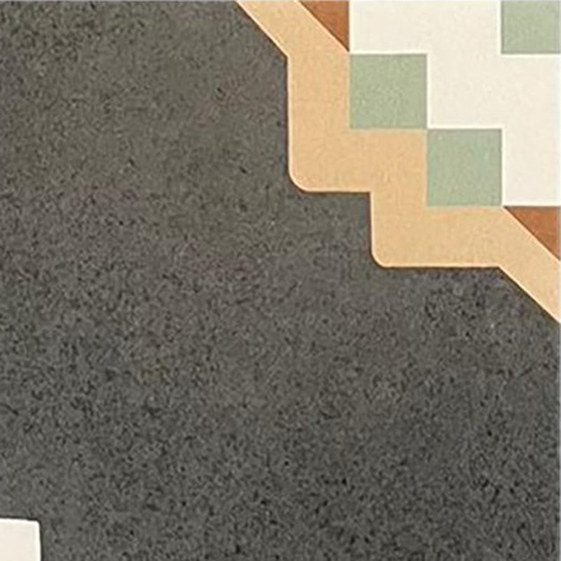 200x200mm Charcoal Decorative Corner Tiles TQ39-CN2012