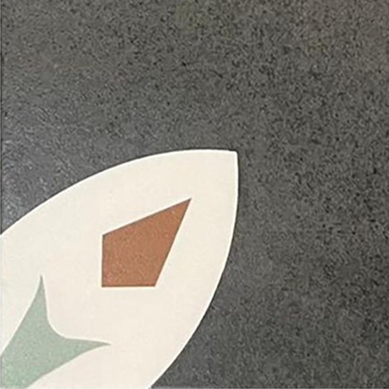 200x200mm Charcoal Decorative Corner Tiles TQ39-CN2012