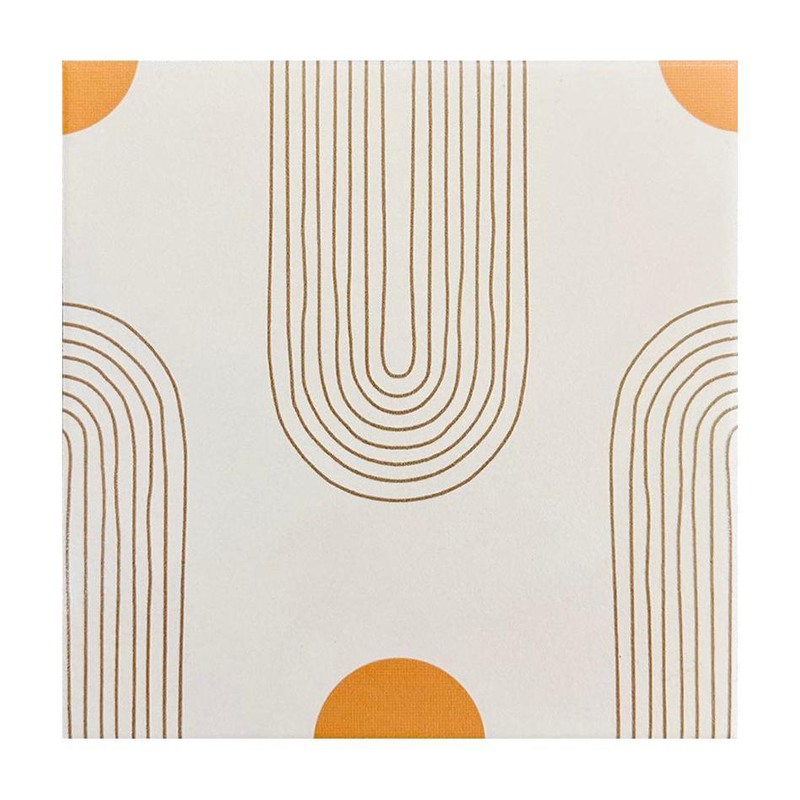 200x200mm Ochre Arch Pattern Tiles TQ39-CN2015