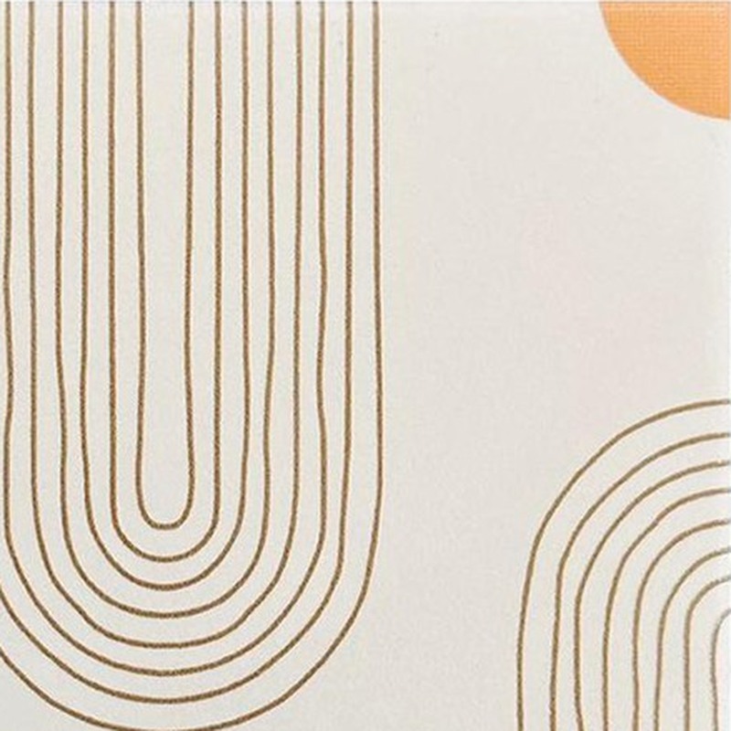 200x200mm Ochre Arch Pattern Tiles TQ39-CN2015