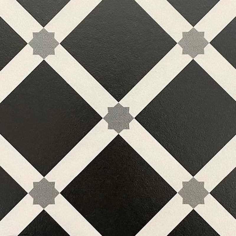 200x200mm Black Diamond Lattice Tiles TQ39-CN2016