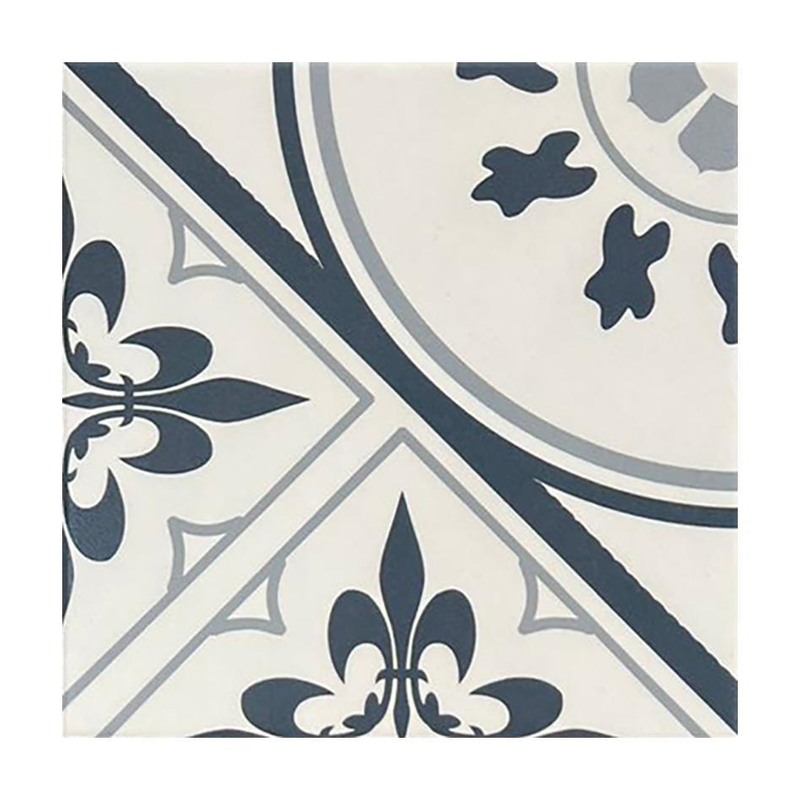 200x200mm Grey Blue Corner Ornament Tiles TQ39-CN2029