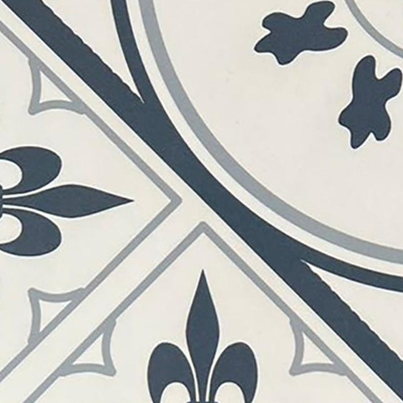 200x200mm Grey Blue Corner Ornament Tiles TQ39-CN2029