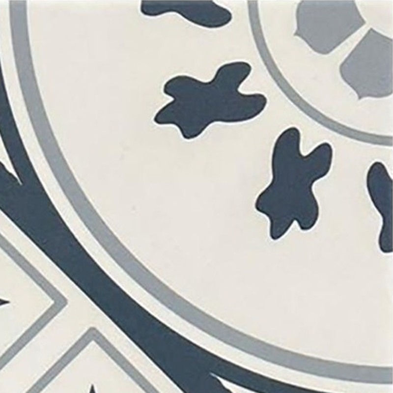 200x200mm Grey Blue Corner Ornament Tiles TQ39-CN2029