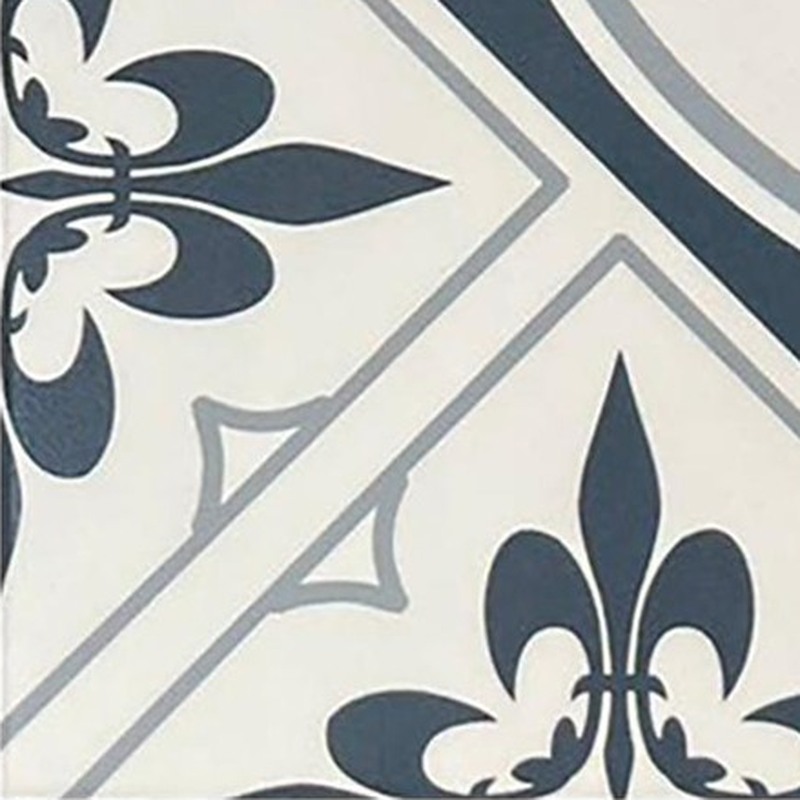 200x200mm Grey Blue Corner Ornament Tiles TQ39-CN2029