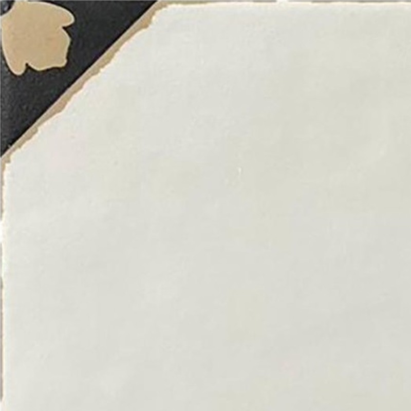 200x200mm Ivory Black Corner Pattern Tiles TQ39-CN2071