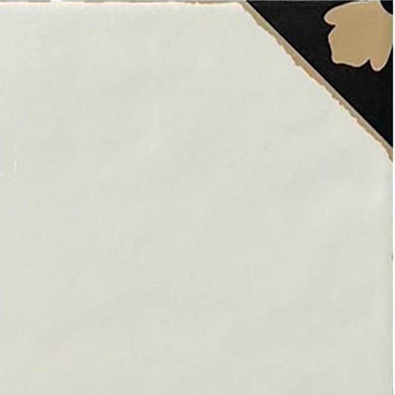 200x200mm Ivory Black Corner Pattern Tiles TQ39-CN2071