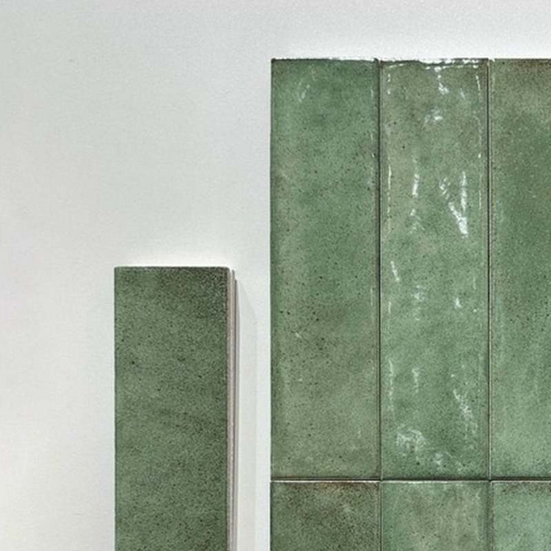75x300mm Green Glossy Strip Tiles TQ39-CN375003-GREEN
