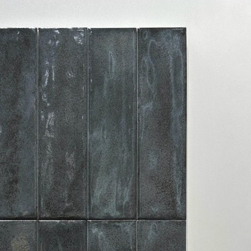75x300mm Charcoal Glossy Strip Tiles TQ39-CN375004-BLACK