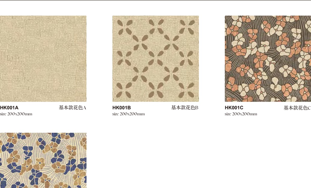 Vienna Secession Style Tiles Collection TQ43-HK001C