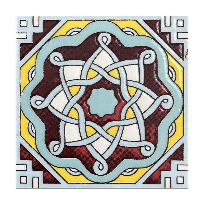 100x100mm Interlaced Medallion Tiles TQ39-MOSC9804