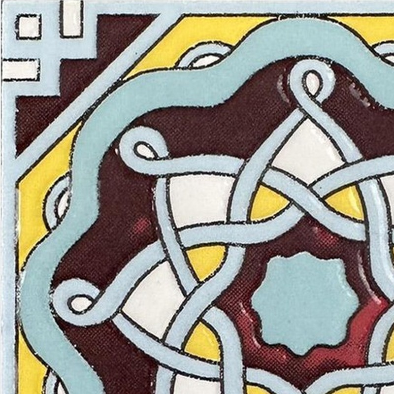 100x100mm Interlaced Medallion Tiles TQ39-MOSC9804