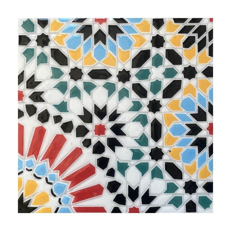 200x200mm Multicolour Mosaic Geometry Tiles TQ39-CN223006
