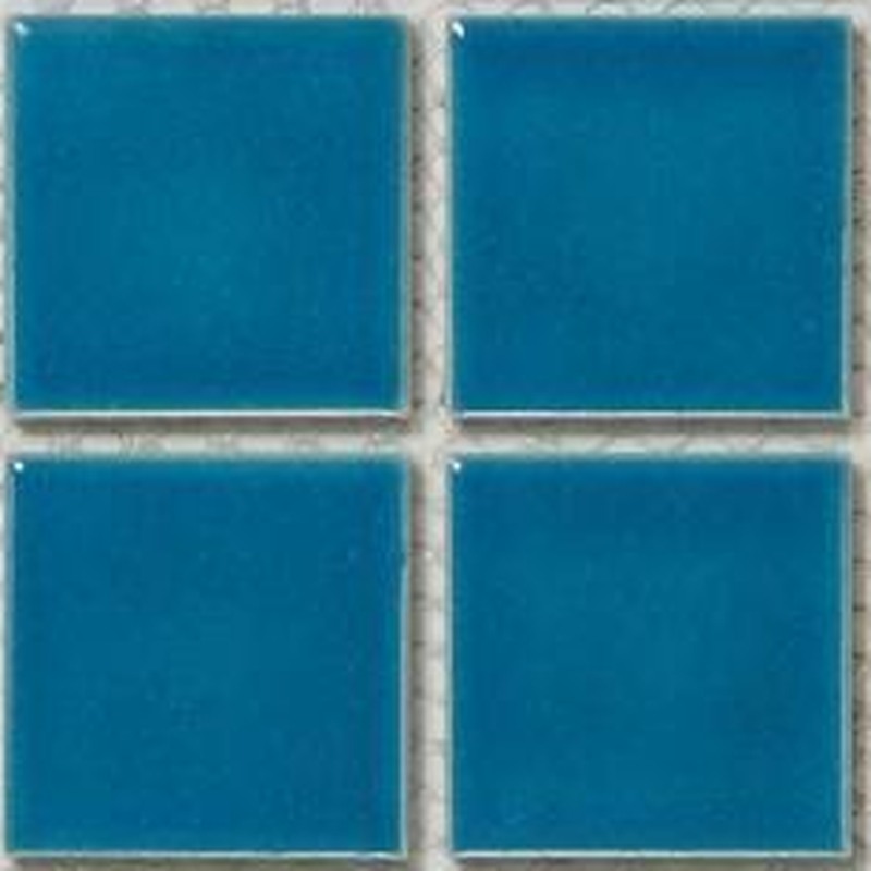 48x48mm Petrol Blue Ice Crack Porcelain Mosaic Tiles TQ24-4822-11