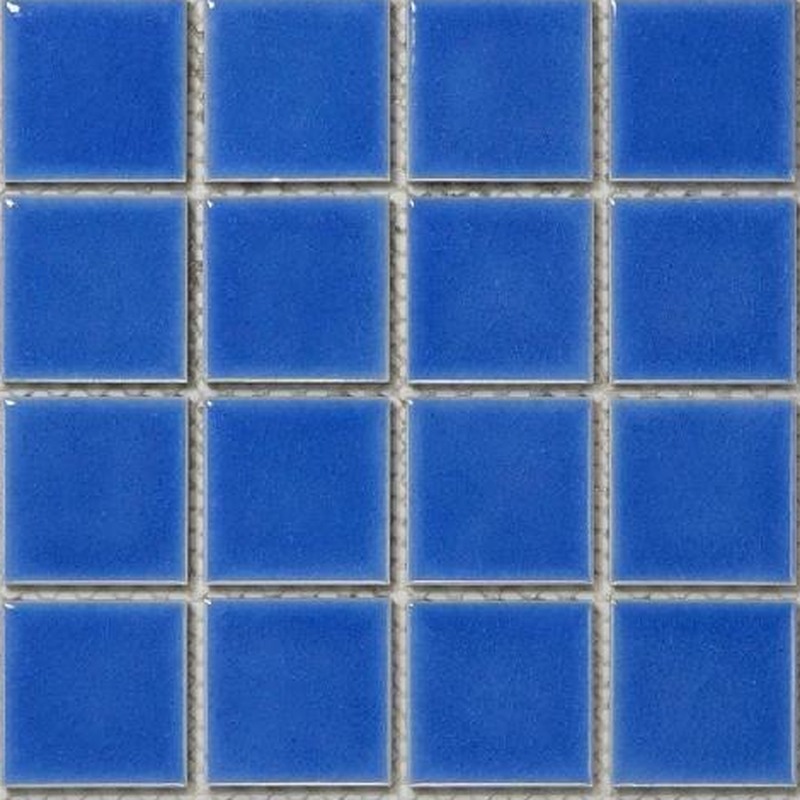 48x48mm Periwinkle Blue Ice Crack Porcelain Mosaic Tiles TQ24-4822-12