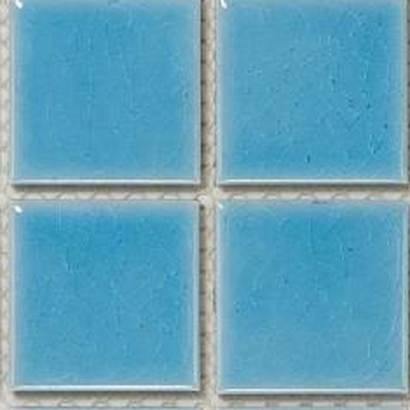 48x48mm Sky Blue Ice Crack Porcelain Mosaic Tiles TQ24-4822-2