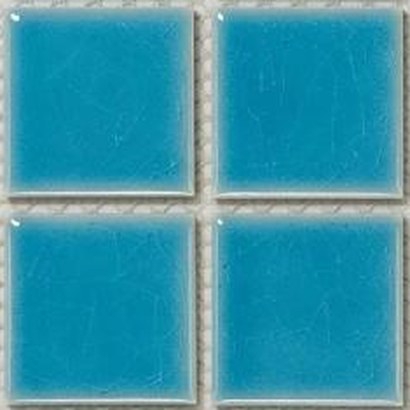 48x48mm Turquoise Blue Ice Crack Porcelain Mosaic Tiles TQ24-4822-3