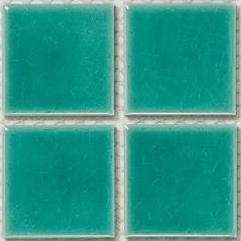 48x48mm Emerald Green Ice Crack Porcelain Mosaic Tiles TQ24-4822-4