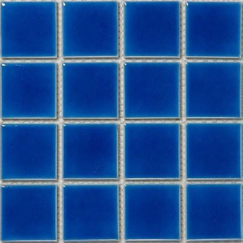 48x48mm Ocean Blue Ice Crack Porcelain Mosaic Tiles TQ24-4822-5