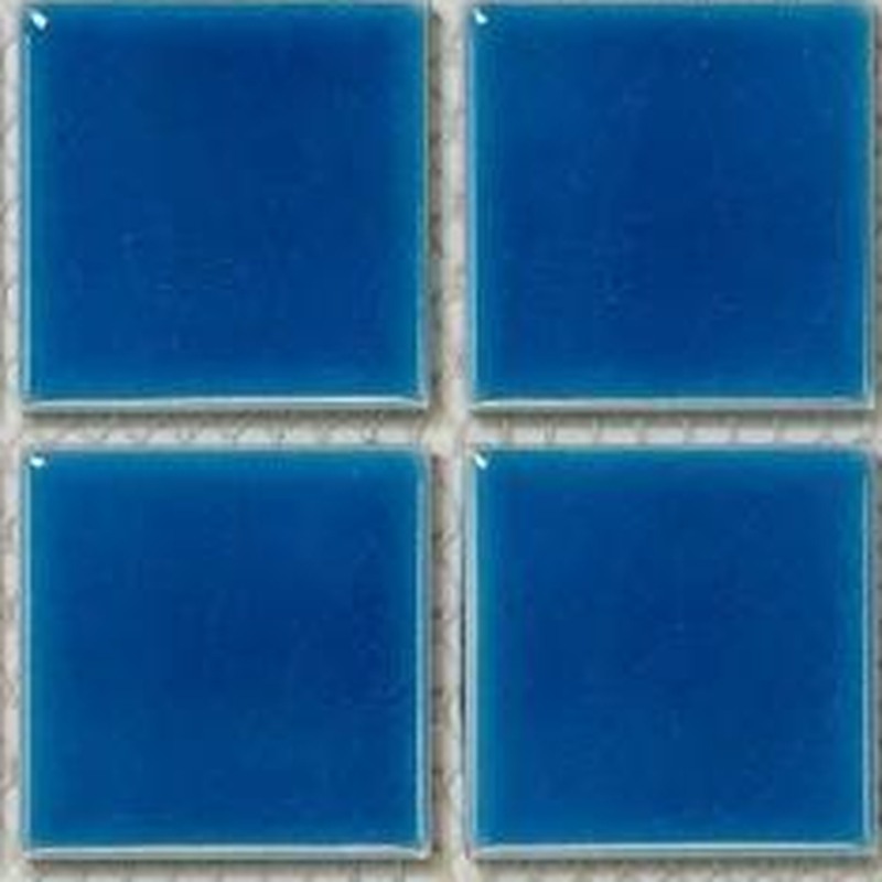 48x48mm Deep Azure Blue Ice Crack Porcelain Mosaic Tiles TQ24-4822-9