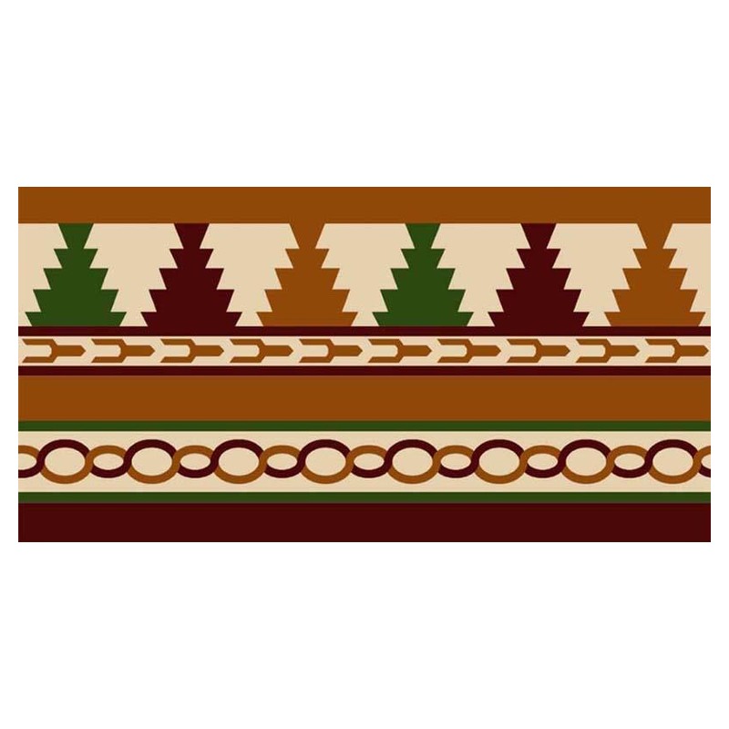 150x300mm Brown Cream Stepped Border Tiles TQ39-CN15L22