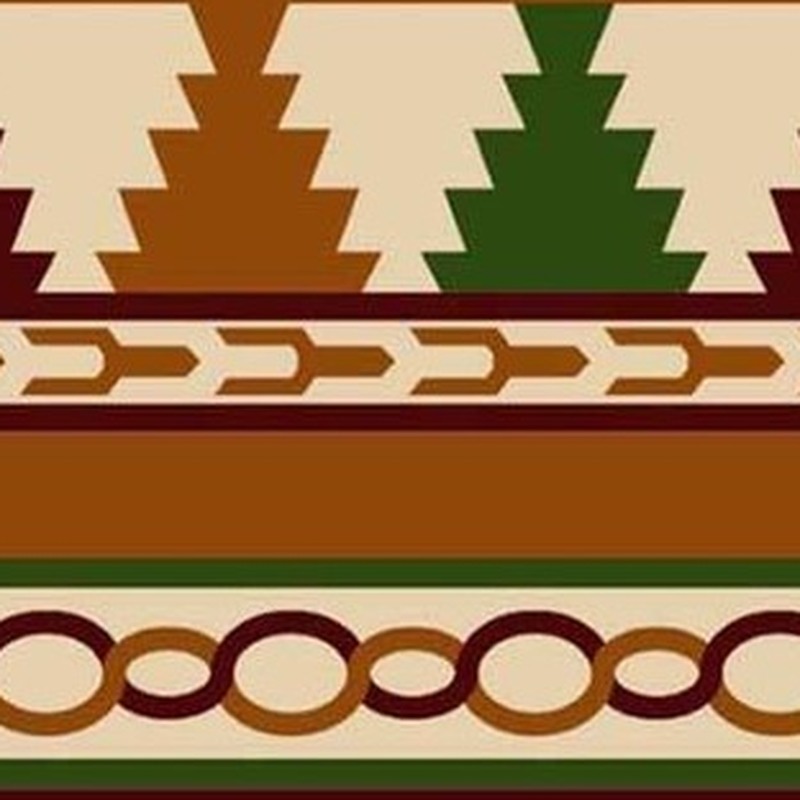150x300mm Brown Cream Stepped Border Tiles TQ39-CN15L22