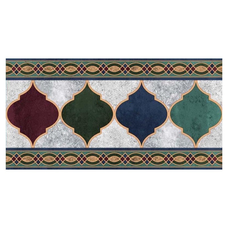 150x300mm Multicolour Lantern Border Tiles TQ39-CN15L24