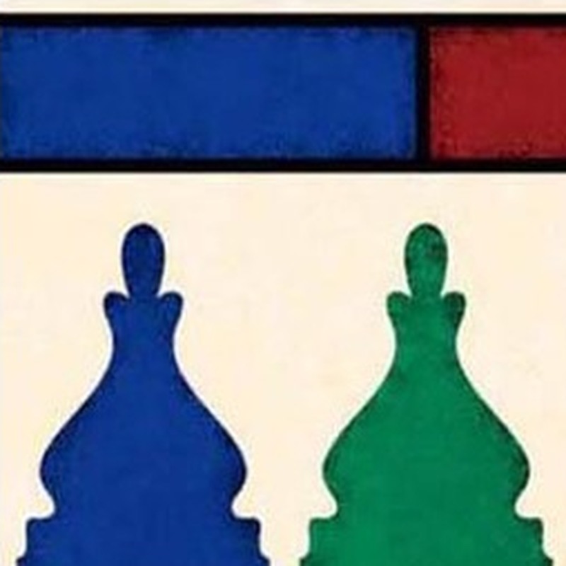 150x300mm Multicolour Silhouette Border Tiles TQ39-CN15L29