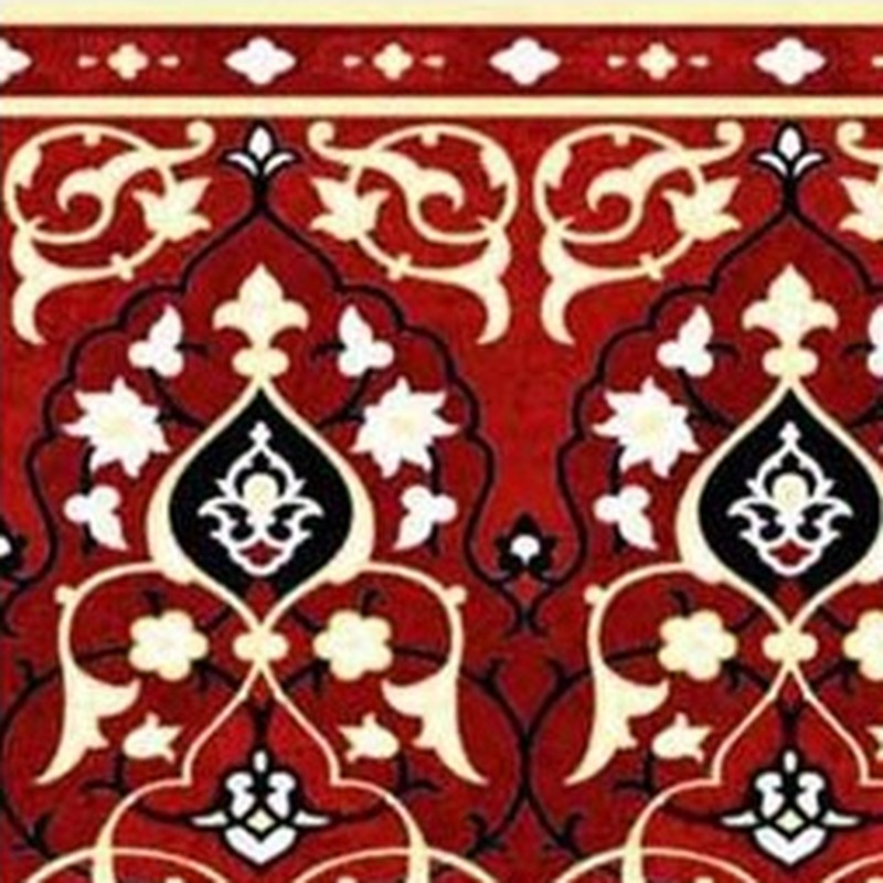 150x300mm Red Multicolour Floral Border Tiles TQ39-CN15L36