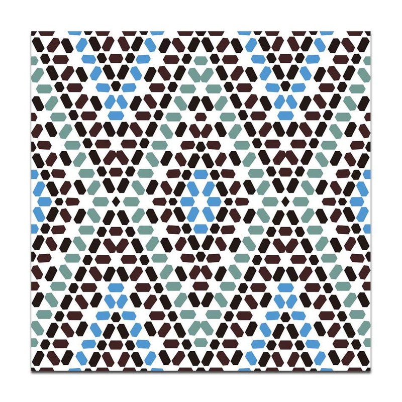 300x300mm Multicolour Mosaic Triangle Tiles TQ39-CN33D47