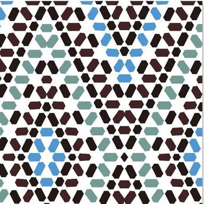 300x300mm Multicolour Mosaic Triangle Tiles TQ39-CN33D47
