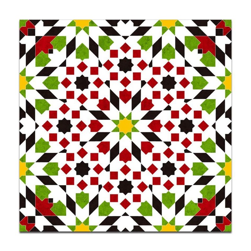 300x300mm Multicolour Mosaic Grid Tiles TQ39-CN33D50