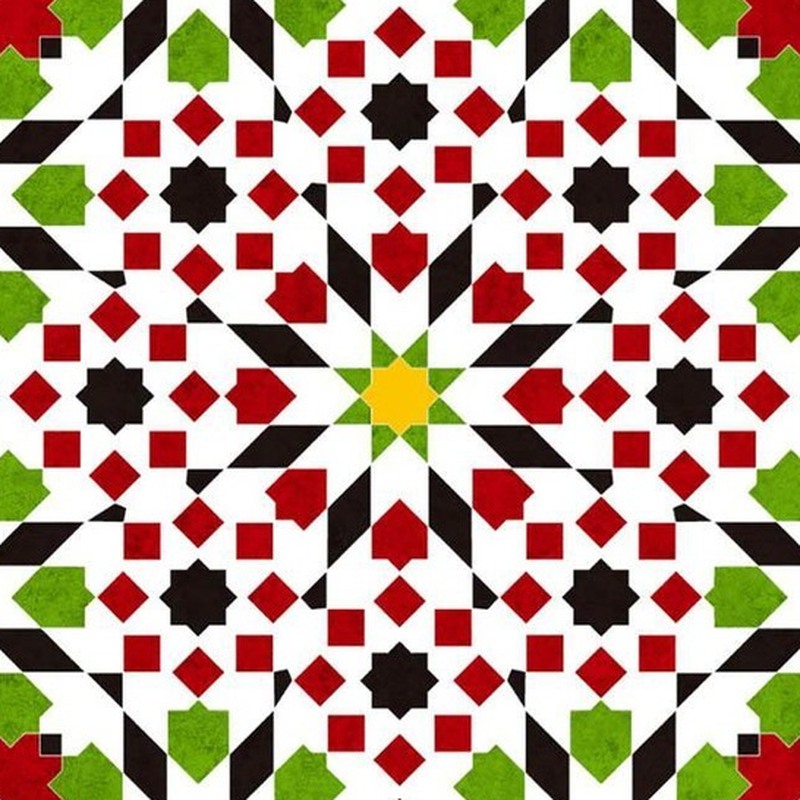 300x300mm Multicolour Mosaic Grid Tiles TQ39-CN33D50