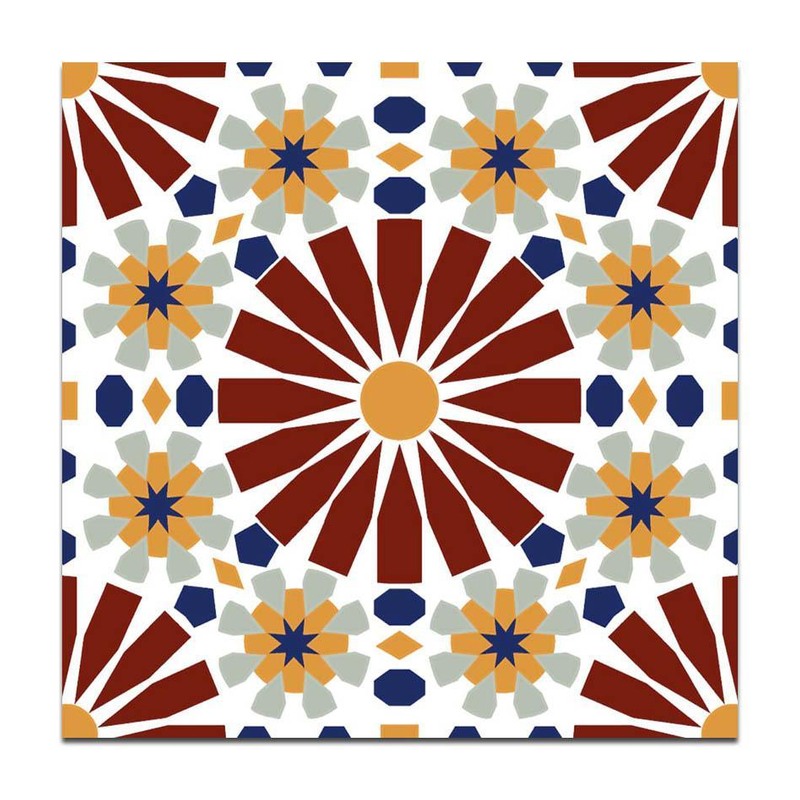 300x300mm Multicolour Mosaic Flower Tiles TQ39-CN33D52