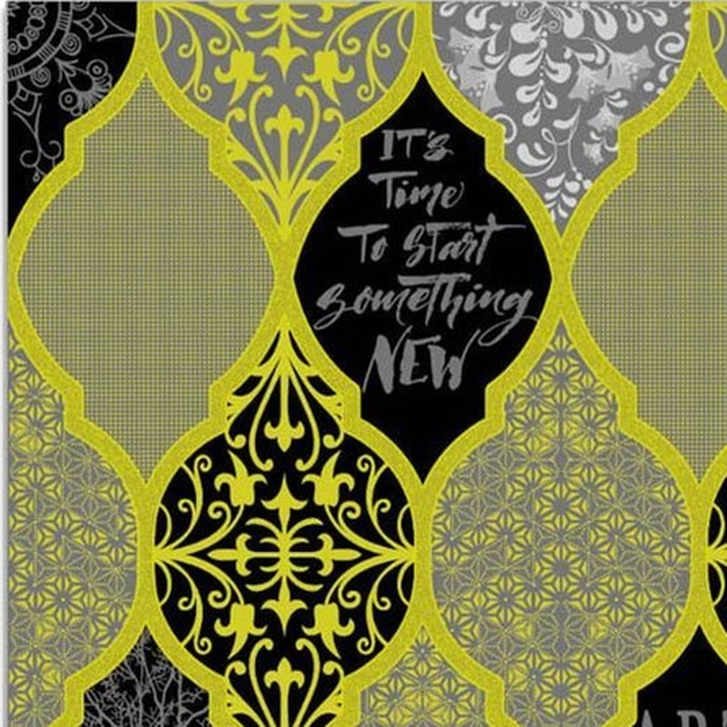 300x300mm Black Grey Lantern Patchwork Tiles TQ39-CN33G19
