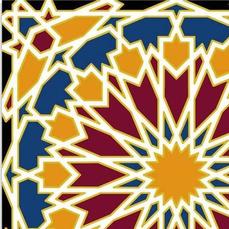 300x300mm Multicolour Geometric Star Tiles TQ39-CN33G46